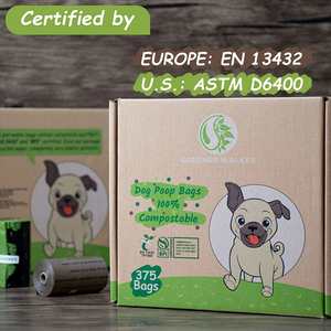 Factory Wholesale Customization 100% Biodegradable <b>Compostable</b> Pet Dog Poop Disposal <b>Bag</b> - Product Image 5
