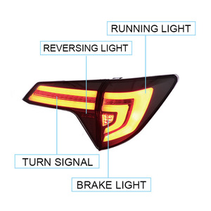 Chất lượng cao Honda HRV Vezel 2015-2020 Led Đuôi ánh sáng đèn sửa đổi phía sau đèn cho xe ô tô - Product Image 2