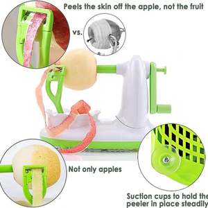 Customizable <b>Apple</b> Pear Peeler 8 Stainless Steel Blades Stainless Steel <b>Apple</b> <b>Slicer</b> <b>Corer</b> Plastic Customizable <b>Apple</b> Cutter - Product Image 4