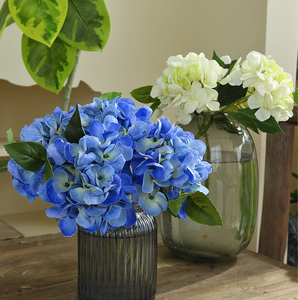 Simulated Short <strong>Branches</strong> of Flowers Small Hydrangeas with a Soft Touch Wedding Scene Indoor Soft <strong>Decoration</strong> Moisturizing Effect - Product Image 1