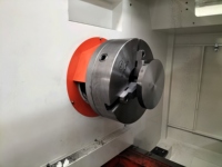 Mesin Bubut CNC Horizontal Flat Bed dengan Rel Pandu Keras, Presisi Tinggi untuk Pembubutan Logam, Kontrol GSK, Ringan, untuk Suku Cadang Otomotif