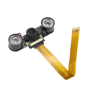 5MP <strong>Raspberry</strong> <strong>Pi</strong> Zero <strong>Camera</strong> Module Night Vision Fish Eye <strong>Camera</strong> 1080P Webcam + 2pcs Infrared Lights for <strong>Raspberry</strong> <strong>Pi</strong> Zero W 1.3 - Product Image 3