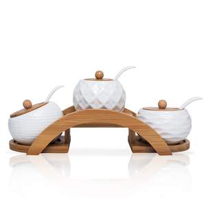 Sucrier En Céramique Avec Couvercle, Pot à épices à Couvercle En