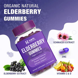 Bonbons gélifiés vitaminés OEM/ODM pour améliorer la densité osseuse chez les enfants et les adolescents, avec Sambucus et baies d'églantier noir - Product Image 5