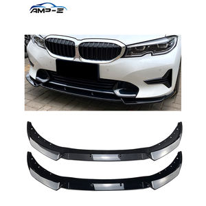 Fournisseur d'usine en chine, pièces automobiles, Kit de carrosserie noir brillant, pare-chocs avant, séparateur, becquet de lèvre pour <span class=keywords><strong>BMW</strong></span> série 3 G20 G21 Tuning, AMP-Z - Product Image 1