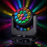 Projecteurs LED mobiles ZY 1940 RGBW Bee Eye Moving Head DJ Light CTO Beam Wash 3-en-1 Rotation illimitée DMX512 FB4 IP20 350W