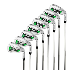 Ensemble de fers de golf MAZEL en gros, même longueur, même poids, pour débutants en golf, clubs de golf 4-SW (9 pièces), flex rigide <span class=keywords><strong>ou</strong></span> régulier - Product Image 1