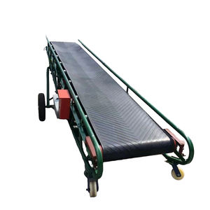 Convoyeur à bande mobile de 8 m, antidérapant, incliné, robuste, pour le transfert de matériaux en vrac dans les mines/entrepôts - Product Image 3