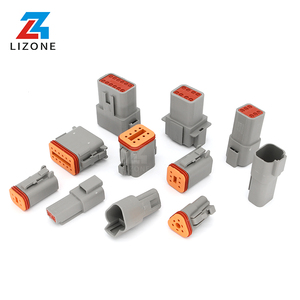Conector de Alimentación y Señal LIZONE DT06-12SC de 12 Pines, Serie <span class=keywords><strong>DT</strong></span>, Hembra, <span class=keywords><strong>Verde</strong></span>, Automotriz, Impermeable IP67, Sellado - Product Image 6