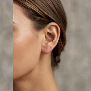 Pendientes de Oro Rosa Sólido de 9K con Diamantes Geométricos Cultivados en Laboratorio para Mujer - Regalo para Bodas y Fiestas - Product Image 1