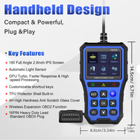 YM529 OBD Scanner OBD2 lecteur de Code voiture outil de Diagnostic automatique fonctionne pour toutes les voitures fabriquées sous les protocoles OBD II