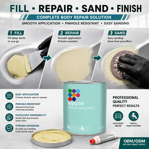 <span class=keywords><strong>Mastic</strong></span> de finition fin pour carrosserie automobile, <span class=keywords><strong>mastic</strong></span> de réparation des rayures, facile à poncer, pour la réparation de la peinture automobile, <span class=keywords><strong>mastic</strong></span> de retouche pour peinture automobile - Product Image 3