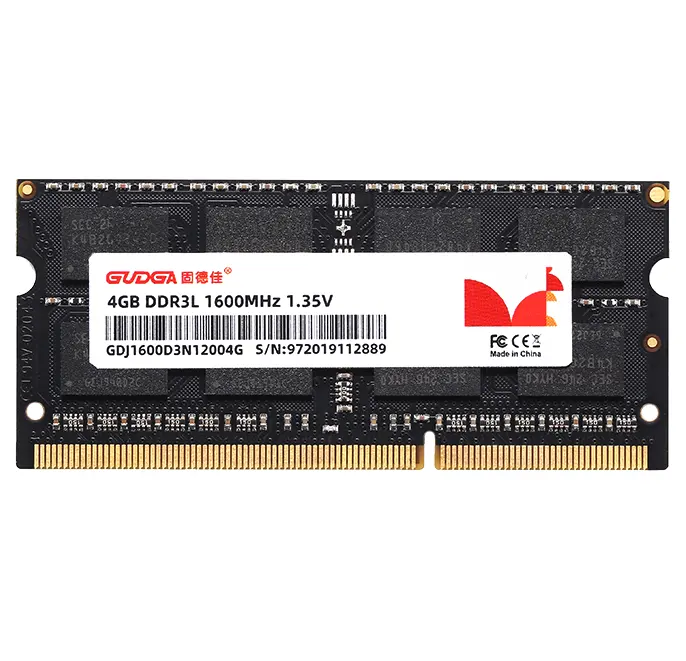 GUDGA laptop ram DDR3 8gb sodimm 1.35v ddr3l 8gb 1600mhz