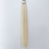 Nouvelles extensions de cheveux humains à pointe effilée couleur blonde 613, extensions de cheveux bouclés profonds pour tresses, mèches de cheveux humains vierges