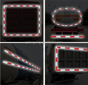 <span class=keywords><strong>Cinta</strong></span> <span class=keywords><strong>Reflectante</strong></span> de Alta Intensidad Roja y Blanca, Aprobada por DOT-C2, Adhesivo sin Costuras, Pegatinas Reflectantes, Advertencia de Seguridad, Cintas de Seguridad - Product Image 6