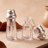 Emballage personnalisé unique en forme ronde vide pour rouge à lèvres liquide ou gloss 3,5 ml