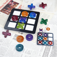Tic Tac Toe – moule en résine XO pour jeu de société, moules en Silicone époxy XO