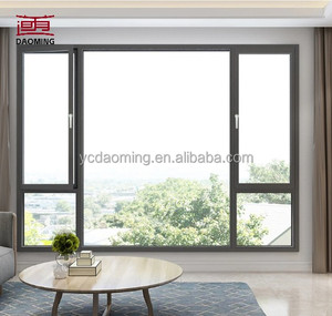 Ventanas Abatibles de Vidrio con Aislamiento Térmico UKCA, Insonorizadas, Doble Acristalamiento, Apertura Exterior, Resistentes a Impactos de Huracanes para Casas - Product Image 1