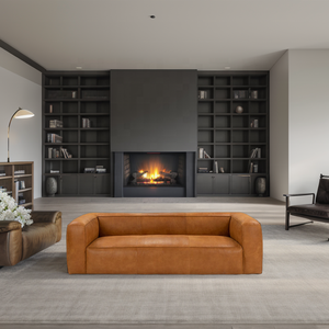 Sofá Moderno en Forma <span class=keywords><strong>de</strong></span> I Tapizado, Suave y Cómodo, Sofá <span class=keywords><strong>de</strong></span> Cuero <span class=keywords><strong>de</strong></span> 3 Plazas, Entrega Rápida para Sala <span class=keywords><strong>de</strong></span> Estar, Chaise Longue - Product Image 3