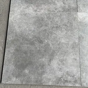 Azulejos de cemento de cerámica, suelo rústico de porcelana, aspecto de hormigón antideslizante, mate, 600x600, 60x60cm