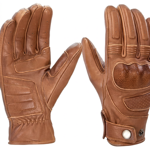 Guantes de Motociclismo Deportivos Transpirables de Diseño Nuevo y Moderno, Marca Privada, Material de Cuero Duradero, Personalizados, Premium - Product Image 1