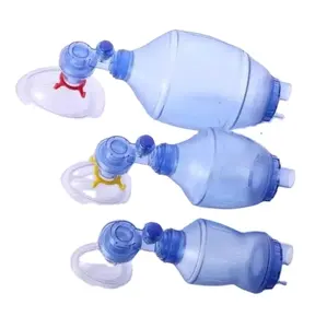 Ensemble de réanimateur en PVC pour accessoires pour nouveau-nés avec tube d'oxygène de 2m, sac de 1600ml et masque en PVC #1