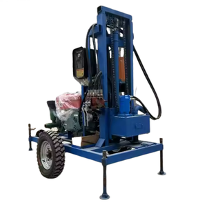 Foreuse de puits d'eau rotative montée sur camion à roues hydraulique Lich 100m de profondeur - Product Image 2