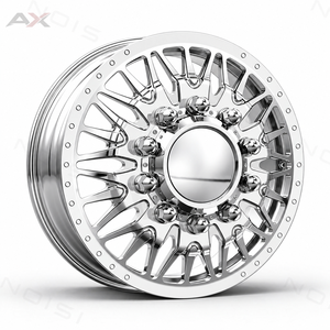 Rines Forjados Dobles 22x8.25 24x8.25 26x8.25 8x165.1 10x225 Pulidos Personalizados para Camionetas RAM 3500 Ford F350 de Uso Pesado - Product Image 1