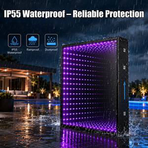 Pista de Baile LED de 50x50cm, Panel de Pista de Baile Portátil RGB Inalámbrico Magnético para Bodas, Fiestas, Discotecas, DJ - Product Image 3
