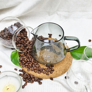 Petite cafetière à expresso en verre manuelle et portable et pot à expresso écologique pour la maison, le bureau et les cafés - Product Image 6