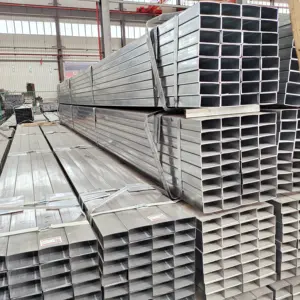 ASTM A500 kare ve dikdörtgen içi boş bölümler sıcak daldırma galvanizli çelik boru