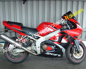 Para <span class=keywords><strong>Kawasaki</strong></span> NINJA <span class=keywords><strong>ZX6R</strong></span> 98 99 ZX 6R 636 ZX-6R ZX636 ZX-636 <span class=keywords><strong>1998</strong></span> 1999 en rojo, negro, personalizado gratis Kit de carenado - Product Image 1