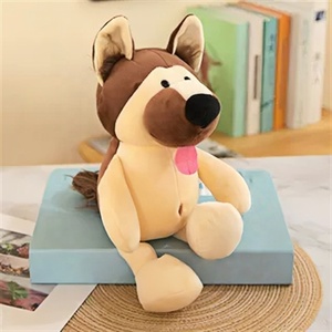 Set di Peluche Animali della Giungla: <span class=keywords><strong>Leone</strong></span>, Elefante, Giraffa, Zebra, Scimmia, <span class=keywords><strong>Lupo</strong></span> - Bambole Imbottite, Regalo per Bambini, Decorazione per Camera da Letto e Casa - Product Image 2