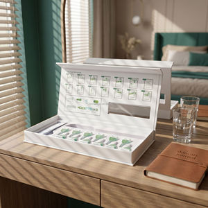 Eco Friendly Rigid Paperboard <b>Box</b> with Magnetic Closure, Four Color Logo Printing and OEM Packaging for Applicator <b>Pens</b> - Product Image 4