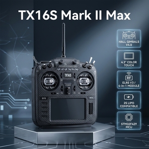 <span class=keywords><strong>Radiomaster</strong></span> <span class=keywords><strong>TX16S</strong></span> Mark II Max Radiocommande 4-en-1 ELRS V4.0 avec Gimbal à Effet Hall et Écran Tactile 4,3 Pouces EdgeTX pour Drone RC - Product Image 1