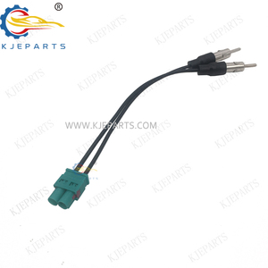 自動車用<span class=keywords><strong>2</strong></span>ピンコネクタラジオアンテナ配線ハーネス、デュアルファクラからDINへのアダプターケーブル付き、VW車用 - Product Image 3