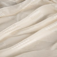 Tissu de foulard en mousseline jacquard B9 de luxe respirant 100 % polyester avec fil argenté pour personnalisation OEM