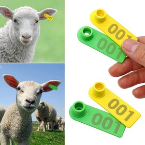 Étiquette d'oreille en TPU avec numéro, Code à barres, Logo de ferme, de bétail, de mouton, de vache, de bétail - Product Image 4