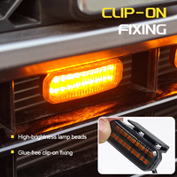 Luces de Parrilla de Ámbar de Alta Calidad, Focos LED para Parrilla de Coche, Accesorios para Jetour T1