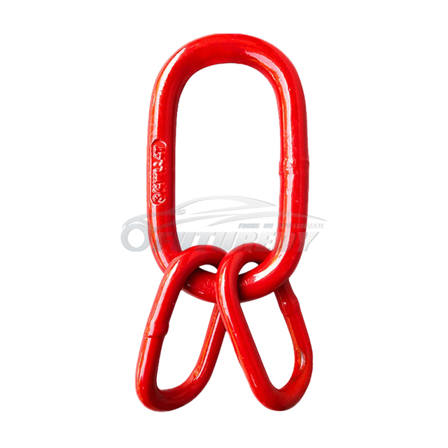 G80 Forged High-Strength Manganese Steel Chain Sling Master Link Assembly A/B Ring Painted for Lifting Components