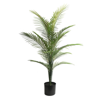 Nouvelle production 2021 : Palmier artificiel tropical de 120 cm en bois véritable, style Hawaï, pour décoration intérieure, vente en gros