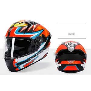 Xinmei casco de fibra de carbono carrera cascos moto casco cara completa de la motocicleta para Harley Honda Yamaha Kawasaki Suzuki jinete