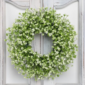 <strong>Wall</strong> Hanging <strong>Fake</strong> <strong>Flower</strong> Arrangement Artificial <strong>Flower</strong> Gypsophila Babys Breath <strong>Flower</strong> Artificial Wreath for Wedding Hotel Decor - Product Image 4
