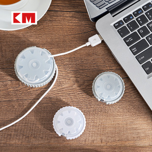 Scatola di immagazzinaggio del cavo rotante portatile Organizer cavo dati per cuffie avvolgicavo - Product Image 2