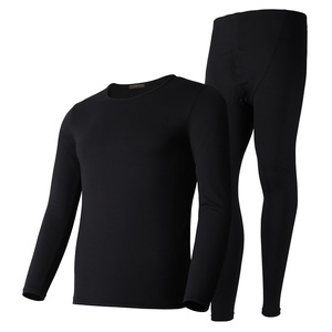 Nuevo Conjunto Térmico de Otoño/Invierno <span class=keywords><strong>para</strong></span> Hombre y <span class=keywords><strong>Mujer</strong></span>, Delgado, Tallas Grandes, Cuello Redondo, <span class=keywords><strong>El</strong></span>ástico, con Soporte Lumbar y Control de Abdomen - Product Image 5