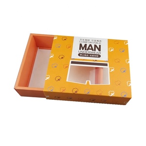 Caja de Cartón Negra Personalizada con Ventana Transparente, Caja de Regalo para Ropa Interior Masculina, para Calzoncillos y Bóxers - Product Image 5