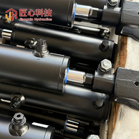 Jiangxin chariot élévateur en acier personnalisé pièce de rechange cylindre de piston hydraulique inclinable à gauche avec traitement de surface chromé dur