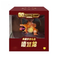 Figura Coleccionable de Charizard de la Celebración del 30 Aniversario de Pokémon en Chino Simplificado, Caja de Regalo, Modelo de Juguete, Estatua, Edición de Exhibición