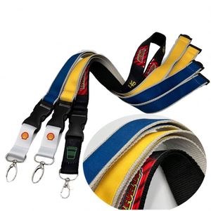 無料サンプル 高品質 ランヤード 格安 名入れロゴ入り ウェビングランヤード ジャカード織りランヤード カスタムロゴ入り - Product Image 2