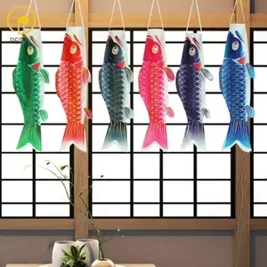 Drapeau de la carpe de style <span class=keywords><strong>japonais</strong></span> Drapeau de guide touristique Drapeau de la fête des garçons Bannière décorative en forme de poisson Drapeau Koi - Product Image 5